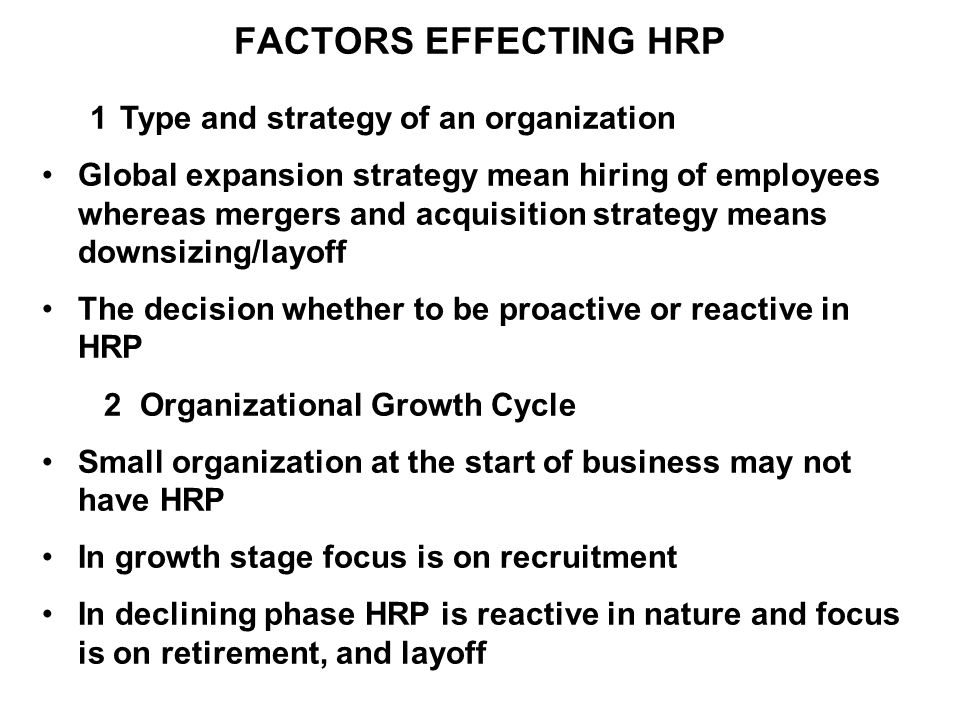 Hrp tied business planning